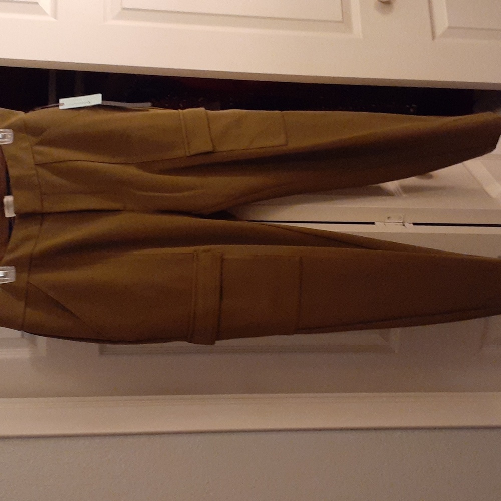 NWT Anthropologie women's cargo pants, 16W size, Olive Green color